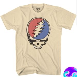 Mens Crew Neck Short Sleeve Grateful Dead Tshirt